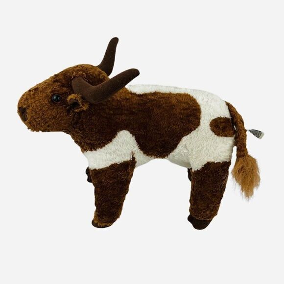 2007 Zoona 12" Longhorn Bull Cow Plush Texas RGU Handmade UT Football Hook Em - Picture 2 of 12